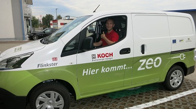 Der E-Kleintransporter der Michael Koch GmbH