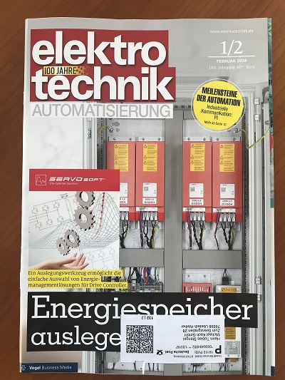 KOCH auf der Titelseite de Elektrotechnik