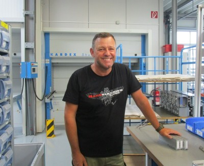 Neuer Mitarbeiter Dieter Harlacher freut sich über die neue Herausforderung im Fabrikle.