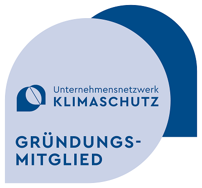 Logo des Unternehmensnetzwerk Klimaschutz - Gründungsmitglied.